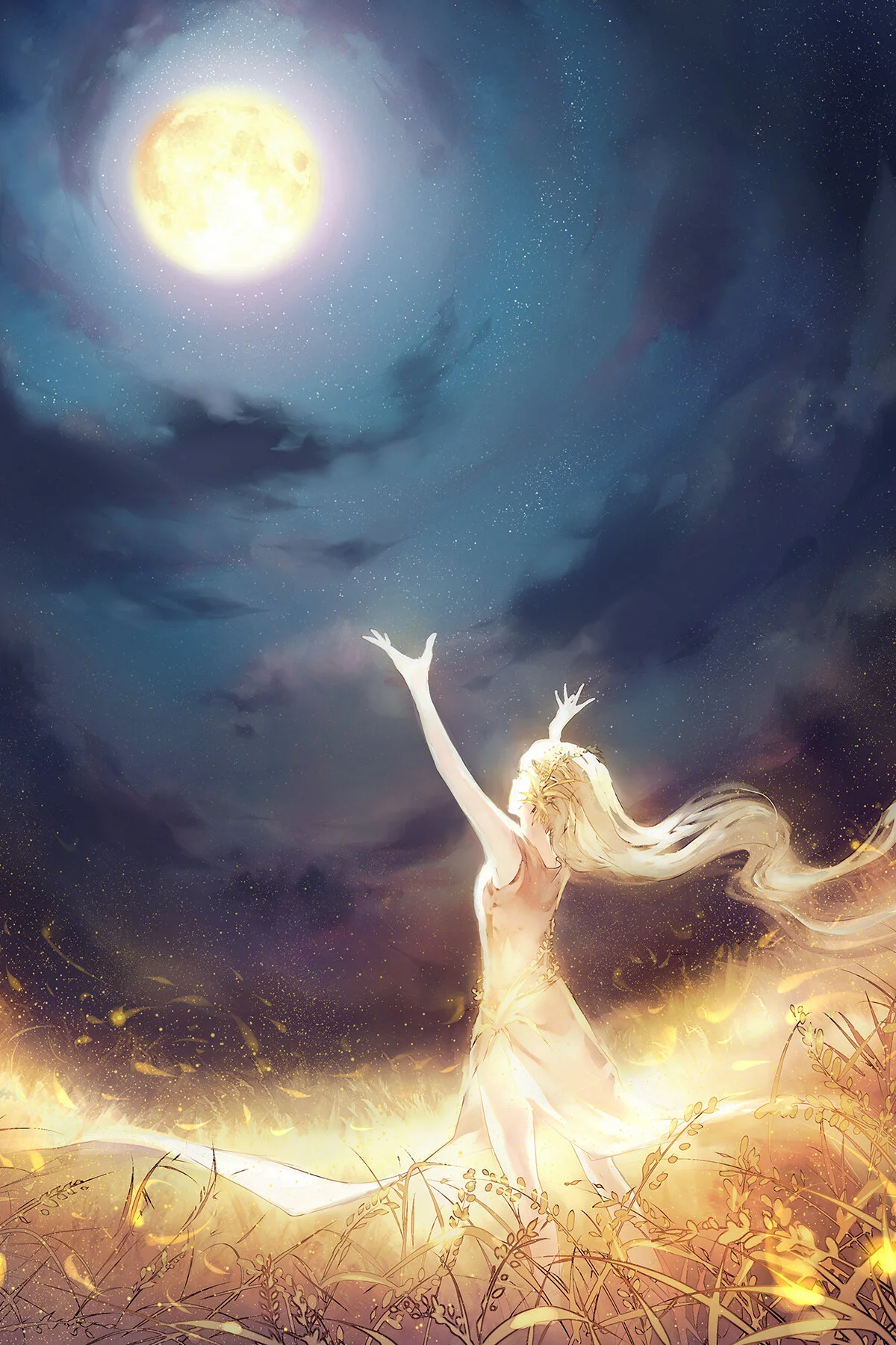 Bring Me the Moon - Postcard collection of 6 — Yuumei